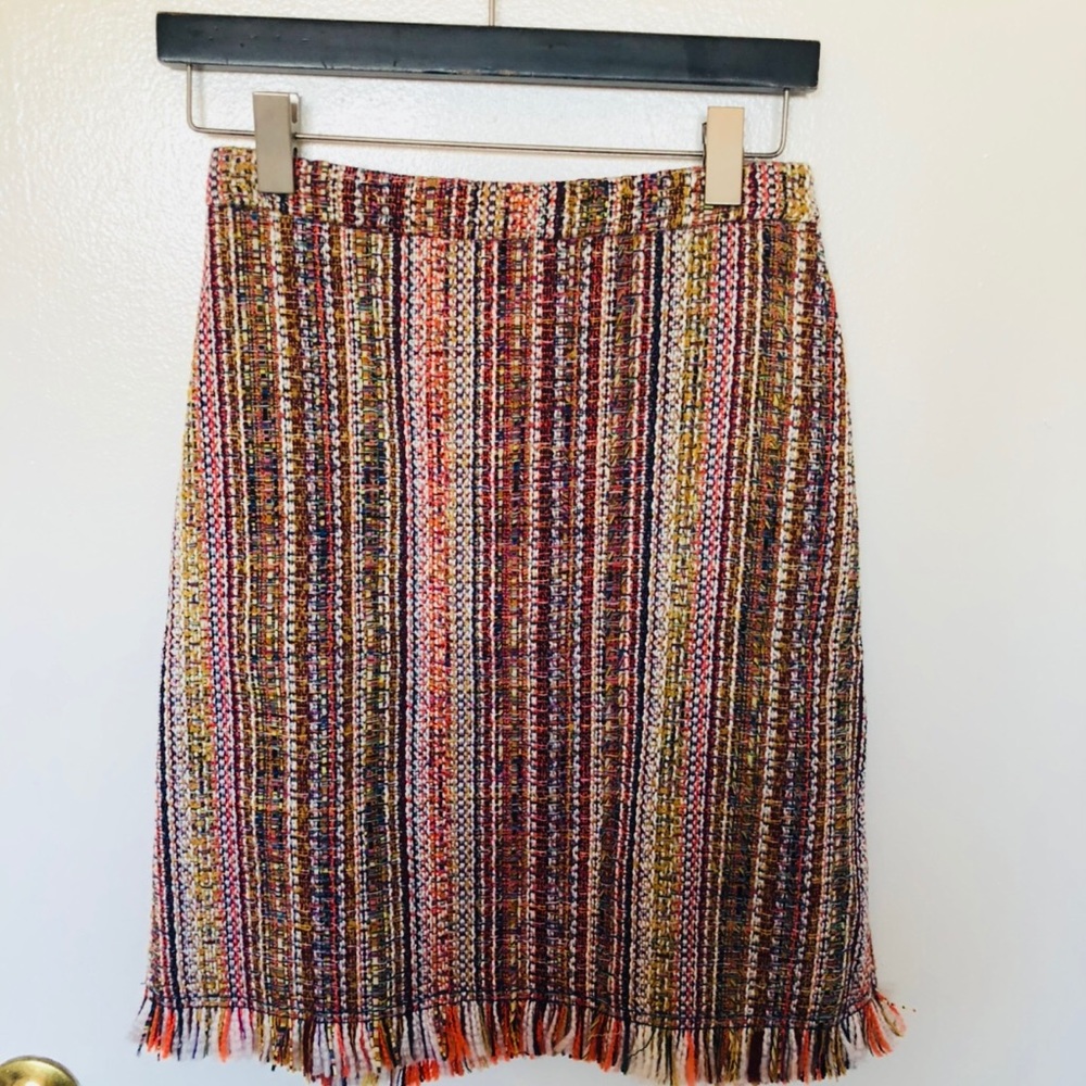Anthropologie tweed skirt US 0